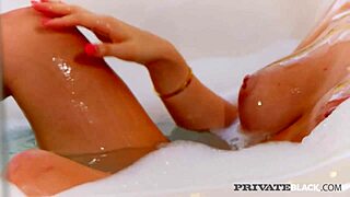 hot blonde chanelle feels black cock in her butt