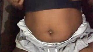 Next Door Ebony Milf In Shorts Flashes Tits Preview