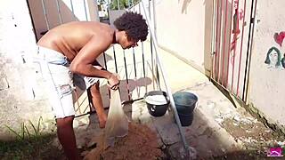 Milf Pays Handyman With Anal And Squirting