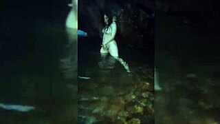 intense fucking with curvy latina in doggystyle after hard blowjob