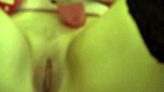 Anal-vaginal penetration and fingering of the clitoris sexy milf in stockings masturbates until orgasm amateur