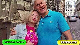 Irina, take that huge load, he groans.