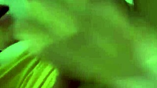 She masturbates before leaving the club