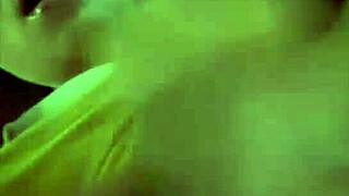 She masturbates before leaving the club