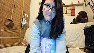 exciting diaper filled with pee for intense fetish masturbation