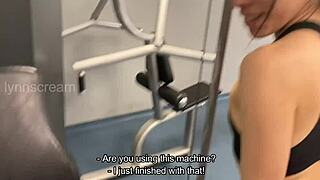 Pretty Latina Slut Fucks New Guy in Gym, Discovers He's a Cheater During Intense Doggystyle