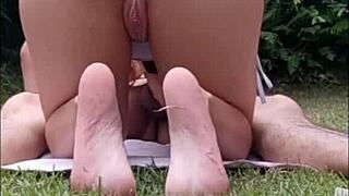 did you see my neighbor fucking me bareback in the backyard?