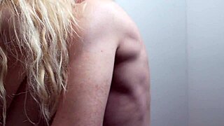 two beauties fucked behind the scenes she screams like a bitch while he fucks her 😈