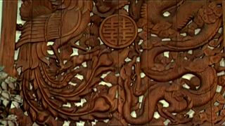 blonde lesbo milf threesome with strapon and toys.