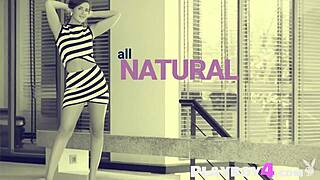 Petite babe passion outdoor dancing before hot brunette