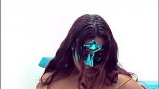 'Do you touch your big tits before exams?' the brunette latina student asks.