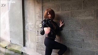 i experienced my first public flashing on the street outdoors part two