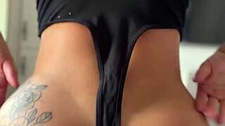 I pound her tight ass hard for anal creampie