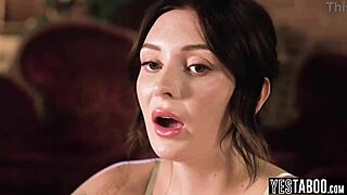 Two horny handymen rail bisexual clients big ass petite 18+ MILF wife