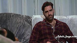 busty ebony teen 18+ rides step dad in indoor tent while stepmom naps - lily starfire ken feels