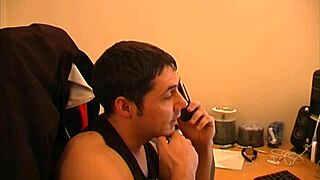 Cate Harrington's close blowjob, tit fuck, and cum swallow