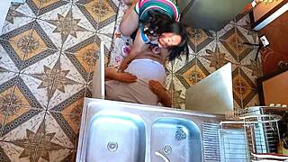 Unfaithful Wife Screams While Fucking Plumber