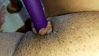 My pussy drips from vibrator orgasm