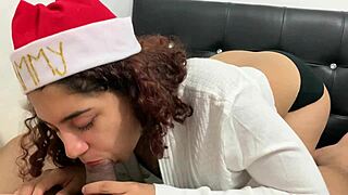 Bella Latina NOEL SUCKS TEEN COCK WITH BIG ASS AND TITS