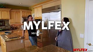 Hot milf tricked by husband's friend in bathroom shower