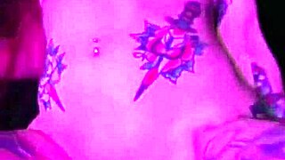 I experience the pink drip while riding the dildo passionately