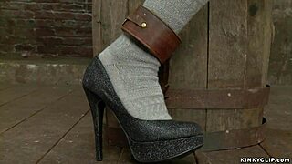 Hot Asian ass punished with spanking and toys