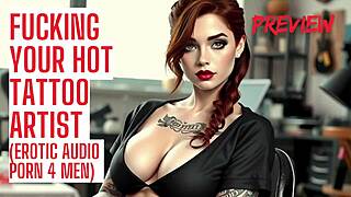 Fucking Your Tattoo Artist - Audio Porn