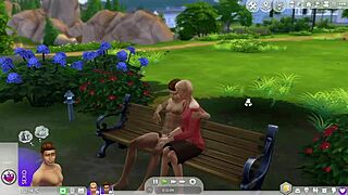 That dangerous blowjob in the park was so risky and thrilling! 😏🌳