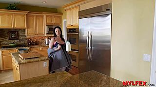 Hot milf tricked by husband's friend in bathroom shower