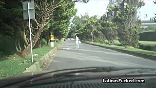 true latina next door gets cocked on casting