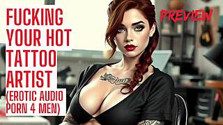 Fucking Your Tattoo Artist - Audio Porn