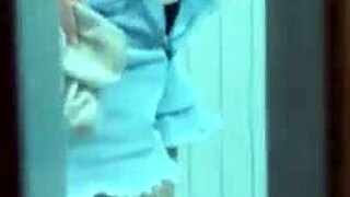 Pov spying in bathroom then banging