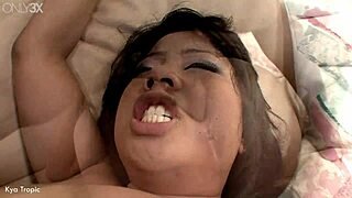 Kya Tropic's pussy takes big black cock