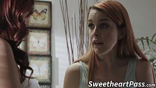 Redhead Darlings Jayden Cole And Amarna Miller Go Wild