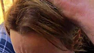 i smoked and gave a sloppy blowjob swallowin cum