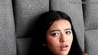 Colombian amateur caught masturbating, gets creampie fuck!