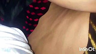 casual kissing scene before the video with indian desi girl in desi style