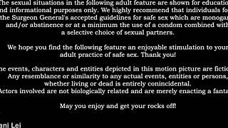 Camel toe play trailer featuring amateur blonde with long hair, small tits, and tan lines