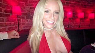 Pov tinder date with big titty hotwife turns into creampie