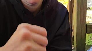 i smoked and gave a sloppy blowjob swallowin cum