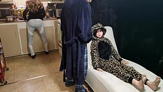 Don't get caught with the doll while making breakfast in 4K UHD