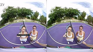 Vr threesome - riley reid and melissa moore - naughtyamericavr com.