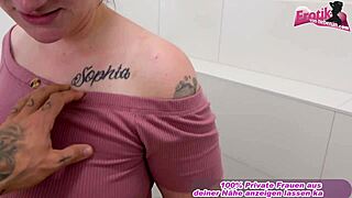 POV of redhead chubby German teen cleaning lady roleplay fucked by boss