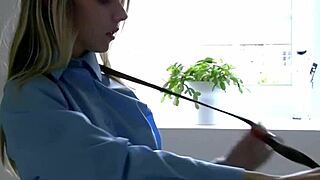 college cutie chloes naughty grind squirting in school girl uni