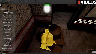 roblox porn featuring chika from fnaf 1 having sex in studio