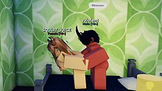 i crave creamy anal sex in this roblox condo with intense assfucking and blowjob