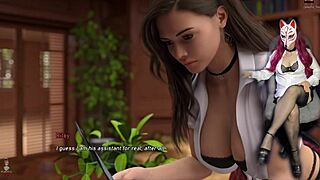 Deam feels intense pleasure cumming on her panties in his office