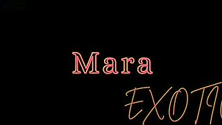 horny ebony milf mara exotic bounces fat ass and rides big black cock