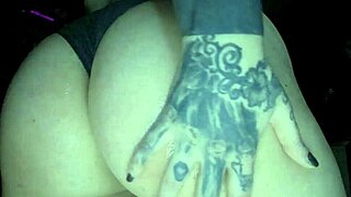 Big Butt Oil Massage With Glitters