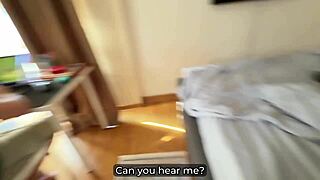 i took advantage of the helpless pretty redhead stuck under the bed